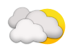 Zonnige perioden, vooral in het midden en noorden wolkenvelden en op de meeste plaatsen droog
