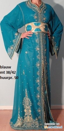 Takshita fashion Sari blauw