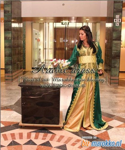 Arabic-Dress groengoud