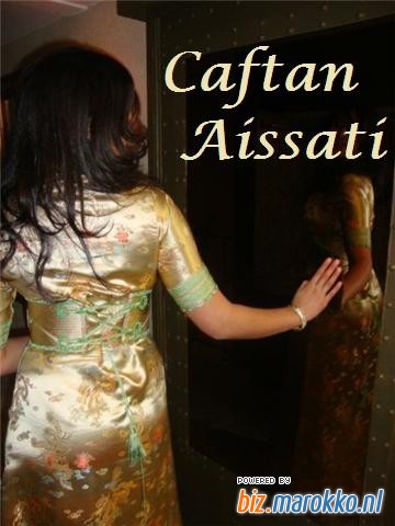 Caftan Aissati Chineese jurk achterkant
