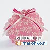 Wedding-Webshop kartonnage bloem roze
