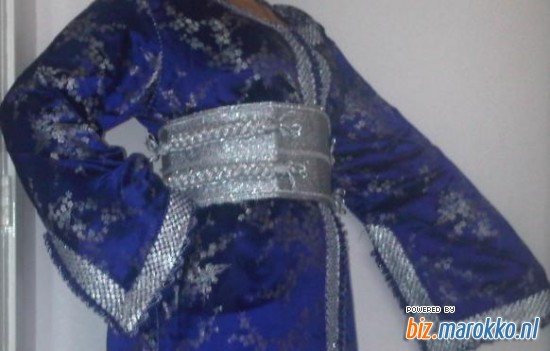 Touraya fashion 2010 blauw met zilvere jurk