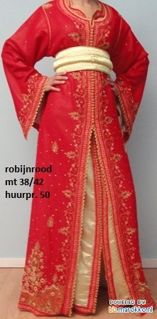 Takshita fashion Sari rood