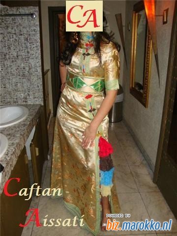 Caftan Aissati Chineese jurk voorkant