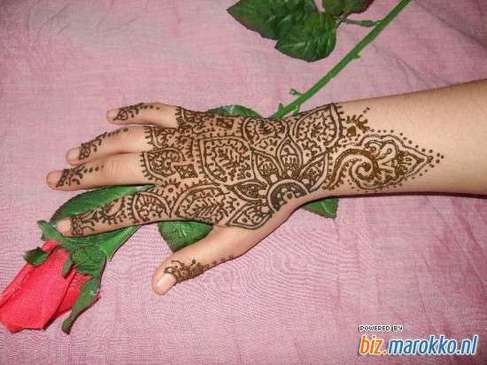 Henna style hand half vol