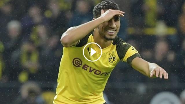 VIDEOGOAL: Hakimi met tevergeefse 'spitsengoal' tegen ...